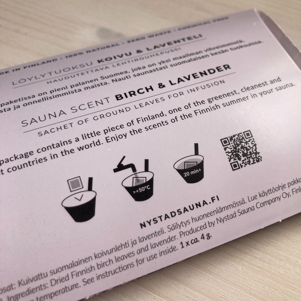 Koivu+laventeli löylytuoksupussi 1-pack