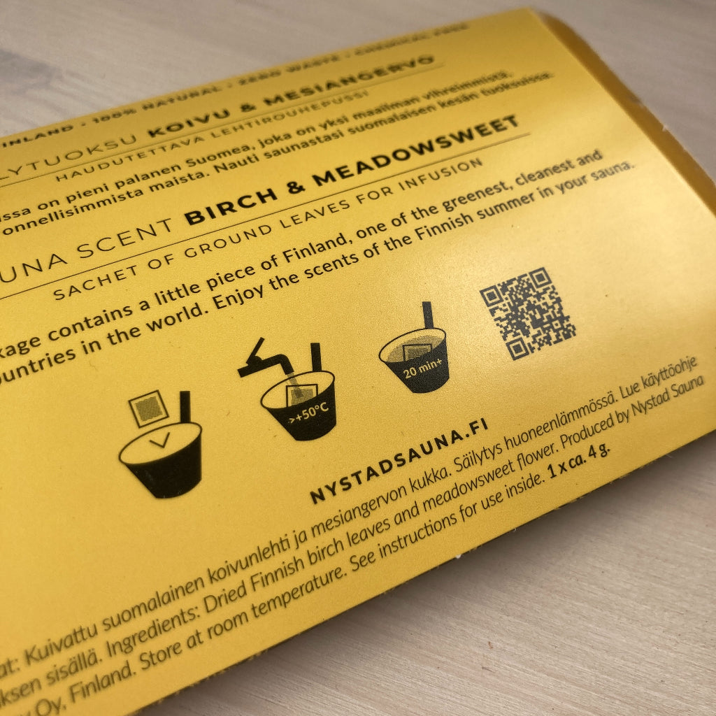 Koivu+mesiangervo löylytuoksupussi 1-pack