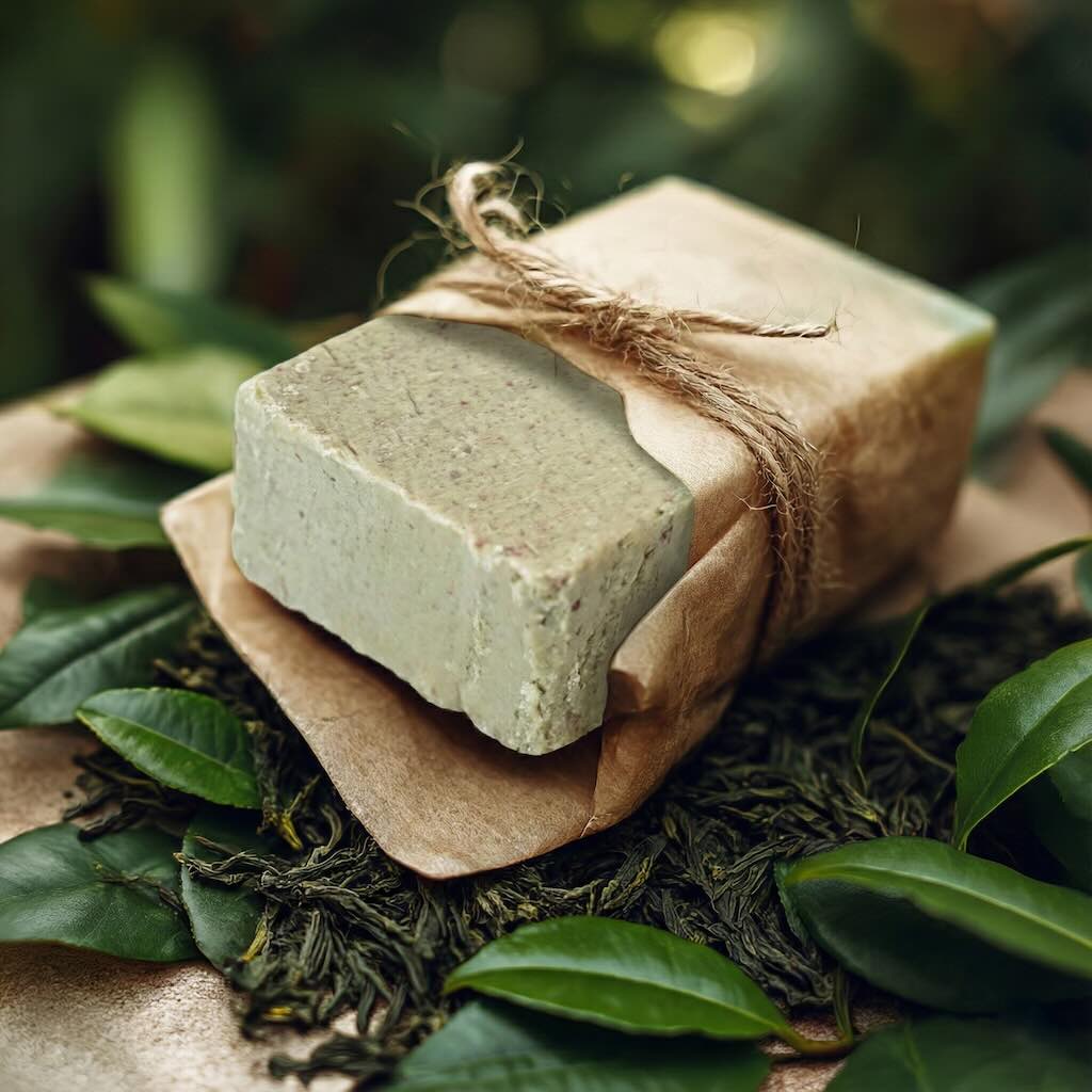 Vihreä tee suolasaippua