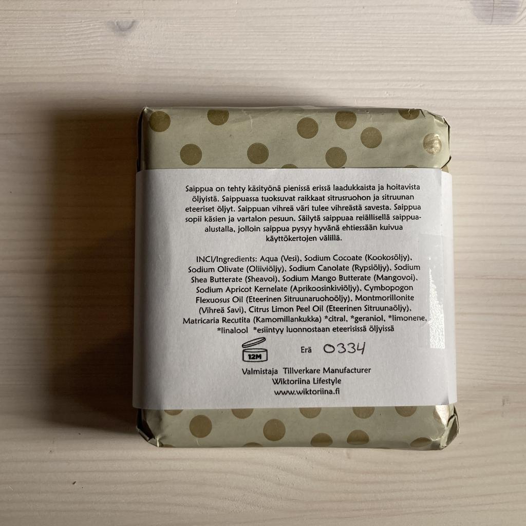 Wiktoriinan Sitruspyörre saippua