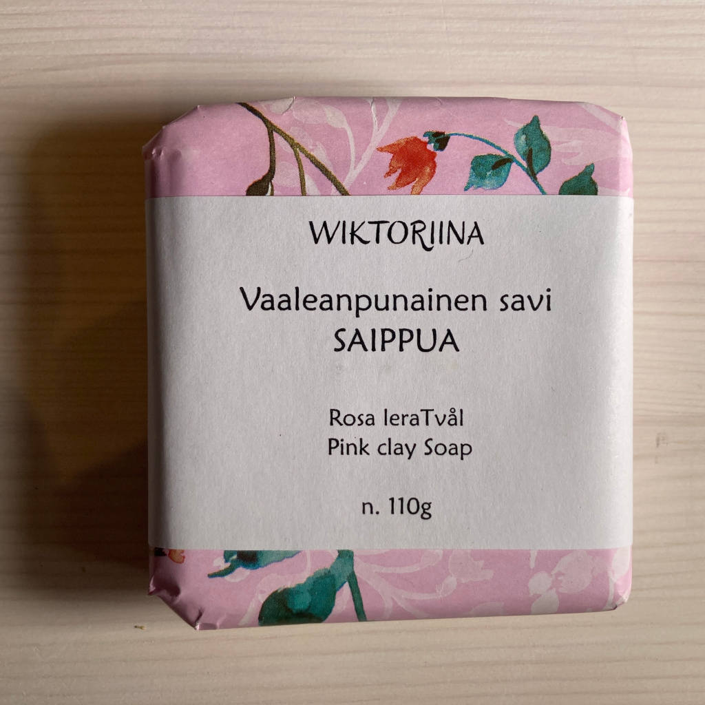 Wiktoriinan Vaaleanpunainen savi saippua