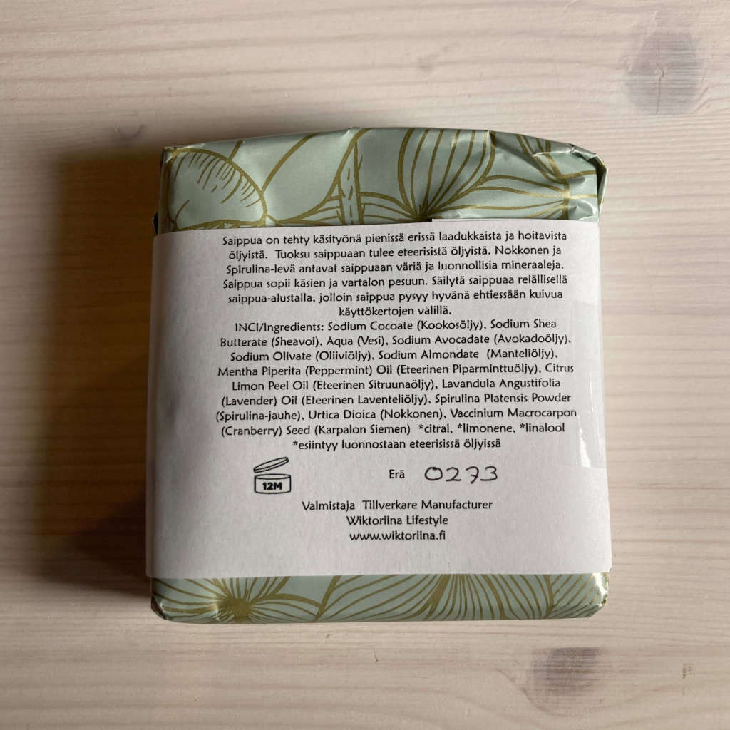 Wiktoriinan Avokadosaippua