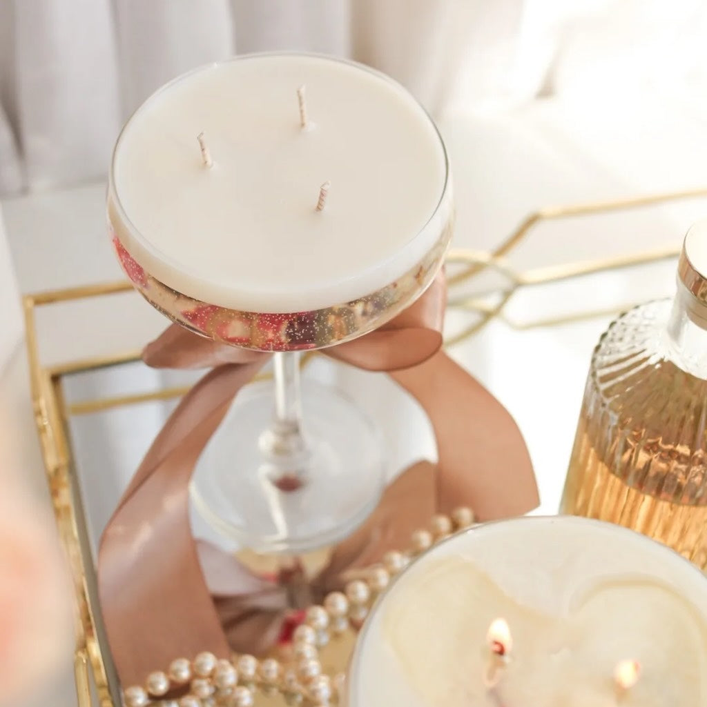 Loimutar tuoksukynttilä mansikkashampanja