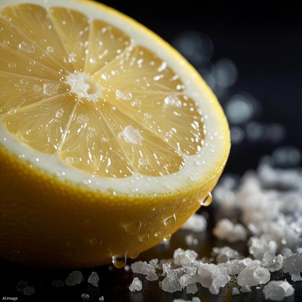 Sitrustarha suolakuorinta